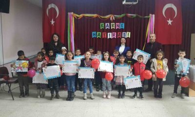 Pazaryeri’nde öğrencilerin karne heyecanı