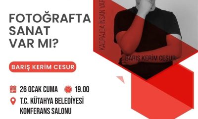 Fotoğraf sanatçısı ve oyuncu Barış Kerim Cesur Kütahya’da