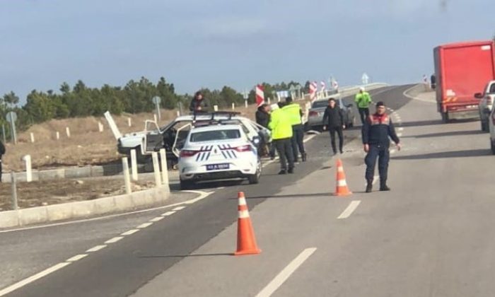 Kütahya’da iki otomobil çarpıştı: 7 yaralı