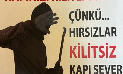 Polis ekipleri vatandaşlara hırsızlıklar hakkında bilgilendirme broşürü dağıttı