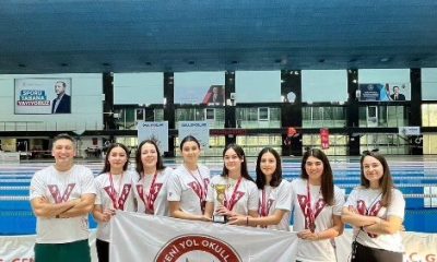 Eskişehirli yüzücüler Türkiye 3’üncüsü oldu