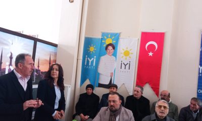 Fatma Gül Özcan’ı seçim Kampanyasında Nişanlısı Yalnız bırakmıyor