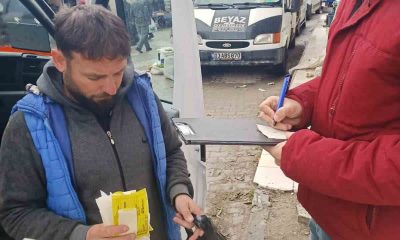 Fidan satıcıları denetlendi