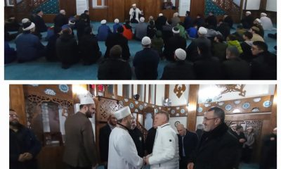 Müftü Açık, Akabe Camii cemaatiyle buluştu