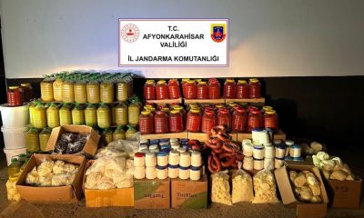 Jandarmadan sahte zeytin yağı ve kaçak gıda maddesi operasyonu