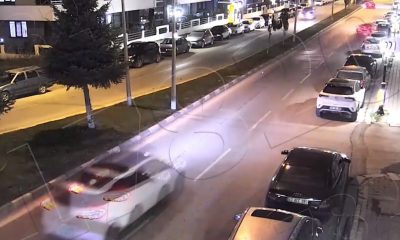 Trafik kazaları saniye saniye kaydedildi