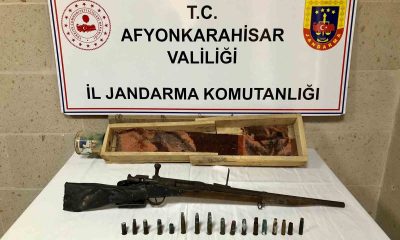 Tarihi değere sahip tüfek ele geçirildi