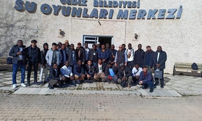 Yabancı öğrenciler Ilıca Tatil Termal Tatil Köyünde gönüllerince eğlendiler