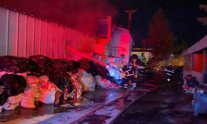 Bilecik’te fabrika yangını