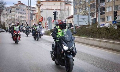 Vali Aygöl kaskı taktı, motosiklet başına geçerek Bilecik’ten Söğüt’e gitti