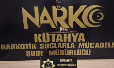 Kütahya’da otobüs yolcusu uyuşturucu ile yakalandı