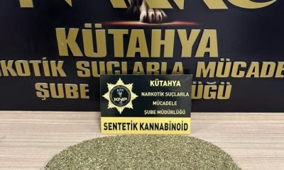 Kütahya’da durdurulan şüpheli araçta uyuşturucu ele geçirildi