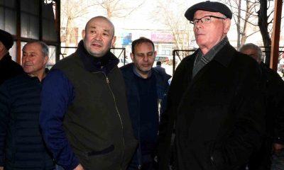 Odunpazarı Belediye Başkanı Kazım Kurt Teksan’da yanan fabrikaya geçmiş olsun ziyareti