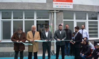 Hayırsever iş insanı tarafından Kur’an Kursu açılışı yapıldı