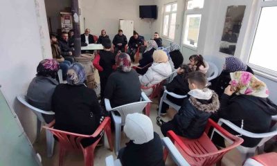 Köy odalarında veli toplantısı