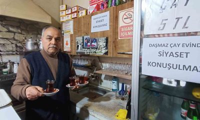 Çay evinde siyaset konuşma yasağı