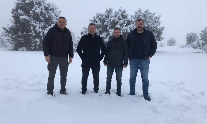 Kar yağışını duyanlar soluğu o köyde aldı