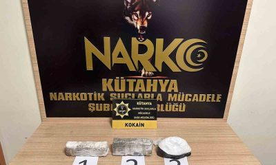 Kütahya’da durdurulan araçta uyuşturucu ele geçirildi