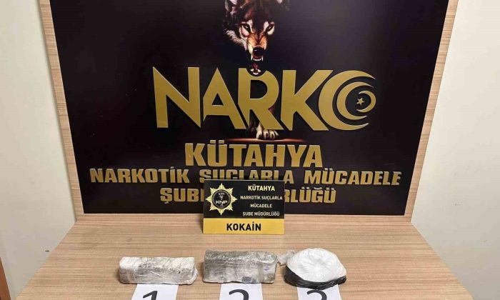 Kütahya’da durdurulan araçta uyuşturucu ele geçirildi