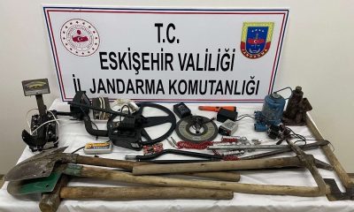 Kaçak kazı yapan şahsılar suçüstü yakalandı