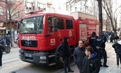 Eskişehir’de şehir merkezinde yangın paniği