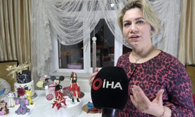 Sağlıkçı Tuba Alparslan’ın yaptığı butik pastalar ile ilgi görüyor