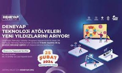 Deneyap Teknoloji Atölyeleri için Başvurular Başladı