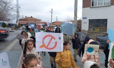 Günyüzü’nde minikler kötü alışkanlıklara karşı yürüdü