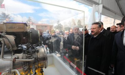 Vali Aksoy ve Prof. Dr. Mahmut Faruk Akşit milli motorları inceledi