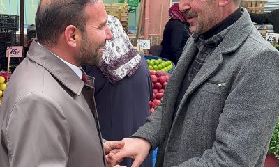 Özbek Örs 71 Evler semt pazarını  ziyaret etti