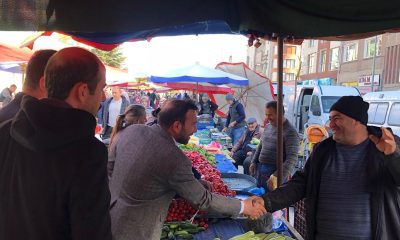 Özbek Örs Yunuskent esnafıyla buluştu