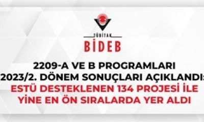 ESTÜ desteklenen 134 projesi ile en ön sıralarda yer aldı
