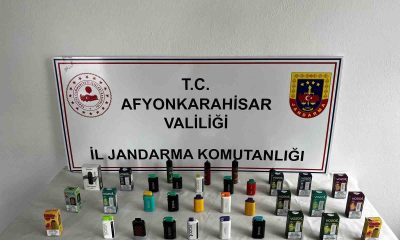 Bolvadin’de elektronik sigara baskını