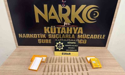 Kütahya’da aracında uyuşturucu ile yakalanan şüpheli tutuklandı