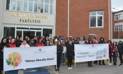 Kampüste “Obezite Farkındalık Yürüyüşü” gerçekleştirildi