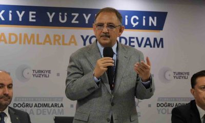 Bakan Özhaseki: “Kentsel dönüşümü kendisine iş edinen bir tane CHP’li belediye başkanı görmedim”