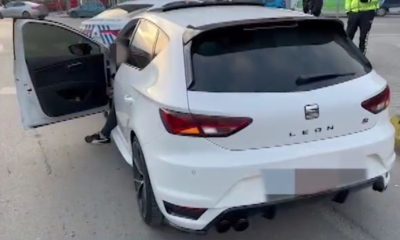 Trafik ekiplerinden abartılı egzozlu araçlar ve hatalı parklarla ilgili çalışma