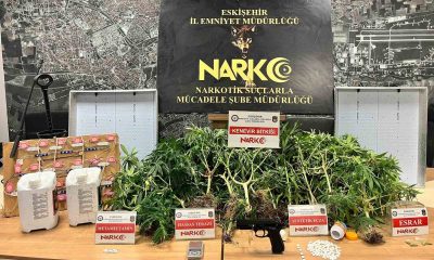Eskişehir’de polisten uyuşturucu operasyonu