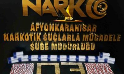 Polis 842 adet uyuşturucu hap ele geçirdi