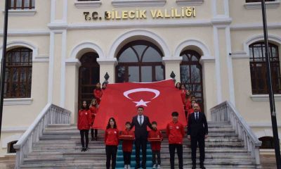 Çanakkale’den yola çıkan kutsal emanetler Bilecik’e ulaştı