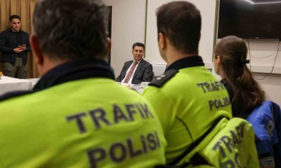 Polis memurlarının iftar sofralarına misafir oldu