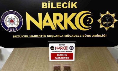 Bozüyük’te uyuşturucu şüphelisi yakalandı