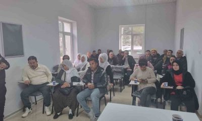 Eskişehir Sarıcakaya’da tarımda kalıntı ile mücadele kapsamında bilgilendirme toplantısı düzenlendi