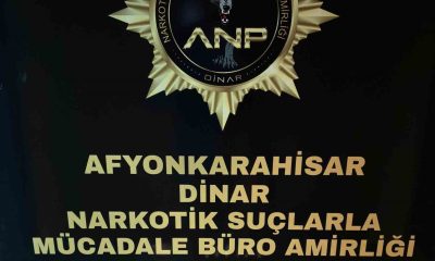 Afyonkarahisar’da peçeteye emdirilmiş uyuşturucu ele geçirildi