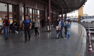 Otogarlarda bayram yoğunluğu başladı, otobüslerde boş yer kalmadı