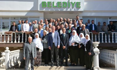 Sarıcakaya da Belediye Başkanı seçilen Ahmet Dönmez görevi devraldı.