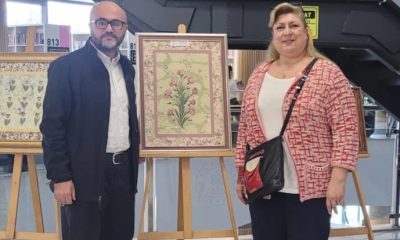İlhami Akan’ın Ebru sergisi beğeni topladı