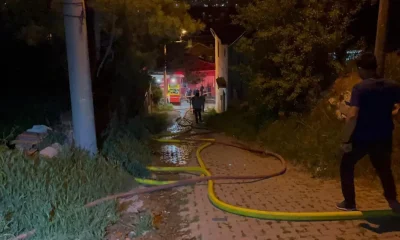 Elektrik kaçağı müstakil evi küle çevirdi