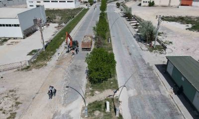 Kütahya OSB’de yol yenileme çalışmaları başladı