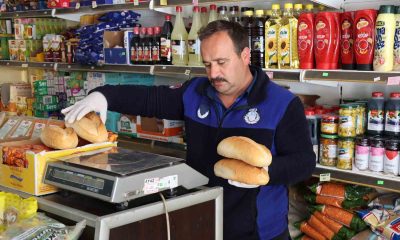 Günyüzü zabıta ekiplerinden ekmek gramaj denetimi